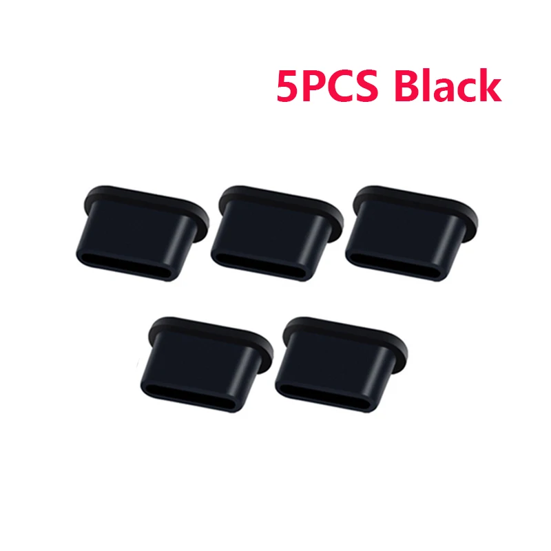 5pcs black