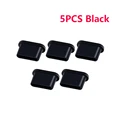 5pcs black