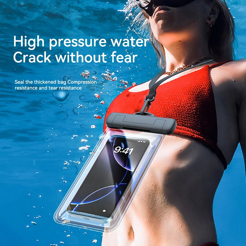 Rocoren-funda de teléfono impermeable para iPhone 16, 15, 14 Pro, Samsung, Xiaomi, natación, bolsa de funda de teléfono a prueba de agua, cubierta de protección Universal - imagen 2
