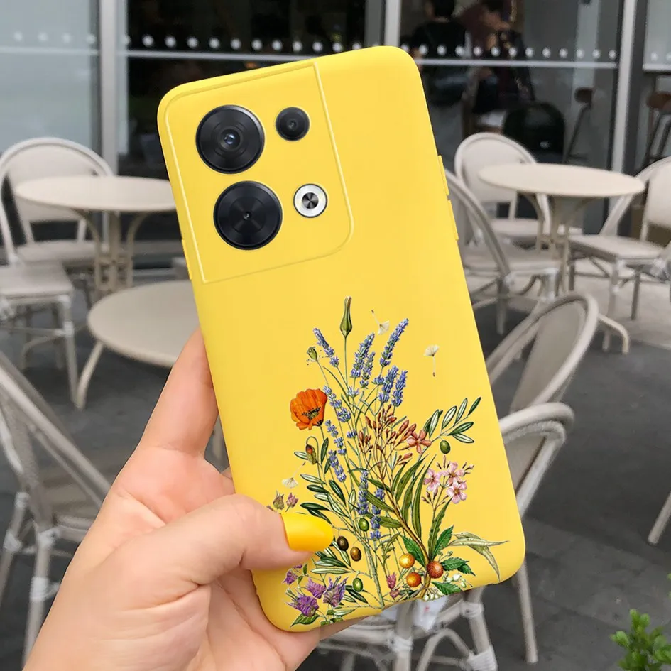 Funda de teléfono de dibujos animados para OPPO Reno8 Lite 5G, cubierta trasera de Reno 8 2022, carcasa delgada suave para OPPO Reno 8, Fundas Reno8 Z Coque - imagen 5