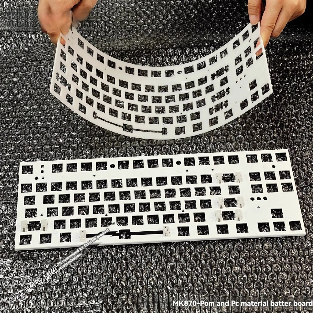 Placa de posicionamiento FL·ESPORTS MK870 para teclado mecánico con Material PC/POM/Fr4, accesorios de teclado para juegos personalizados gruesos - imagen 2