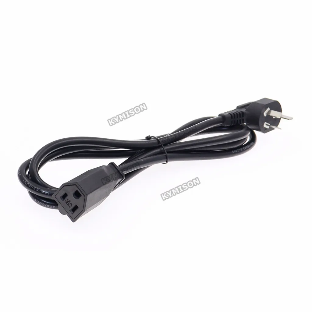 Enchufe estándar australiano 10A a EE. UU. Adaptador de enchufe NEMA 5-15R 15A, cable de extensión de fuente de alimentación, línea de cable de conexión AU - imagen 4
