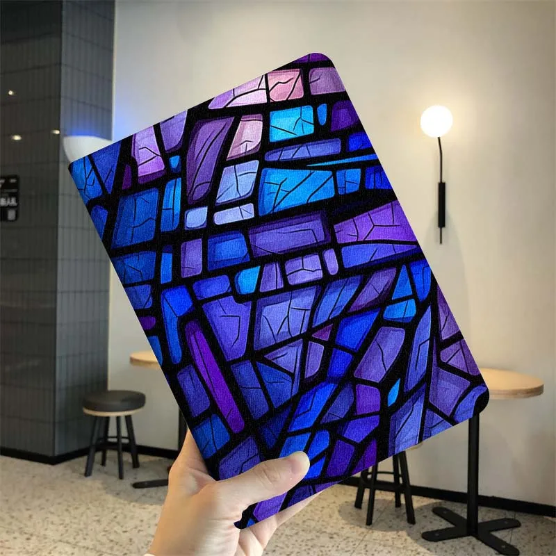 Arte de textura de línea geométrica para Samsung Galaxy Tab A A7 A8 A9 A11 S6 S11 10,1 10,4 10,5 pulgadas Lite Plus funda para tableta - imagen 4