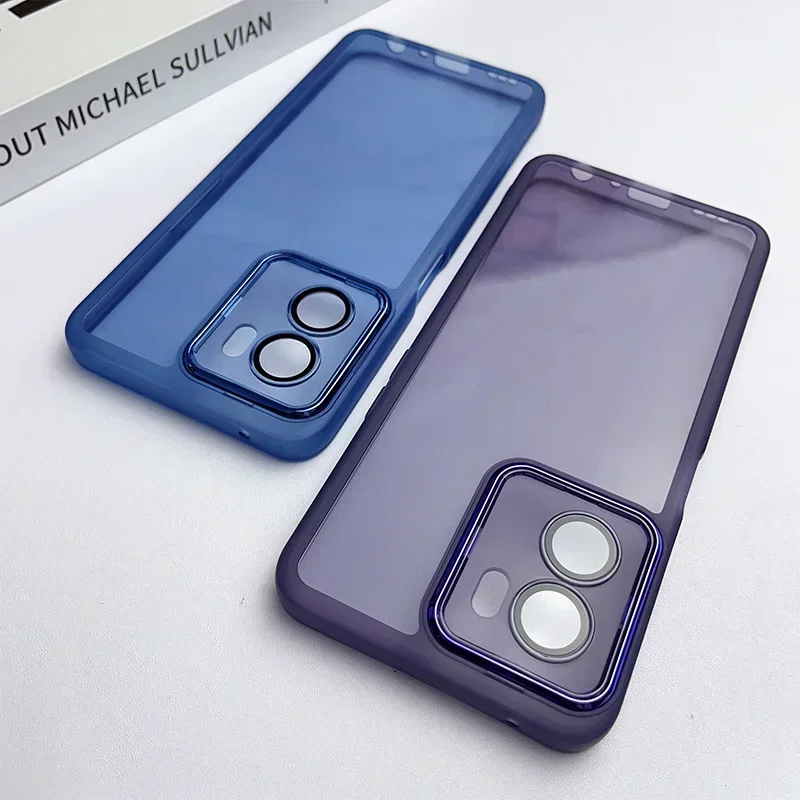 Funda de película de lente de lujo para OPPO Realme Narzo 50 5G 360, cubierta trasera de silicona suave protectora de cámara para Oneplus Nord N300, bolsa transparente - imagen 2