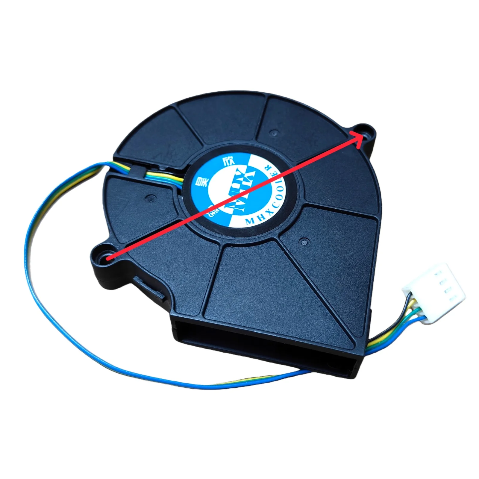 Ventilador 7515 77x75x15mm rodamiento de bolas doble DC 12V 24V 2 pines 4 pines PWM Turbo ventilador de refrigeración 4800RPM 3000RPM silencioso para impresora 3D - imagen 2