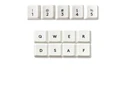 white 13 keys
