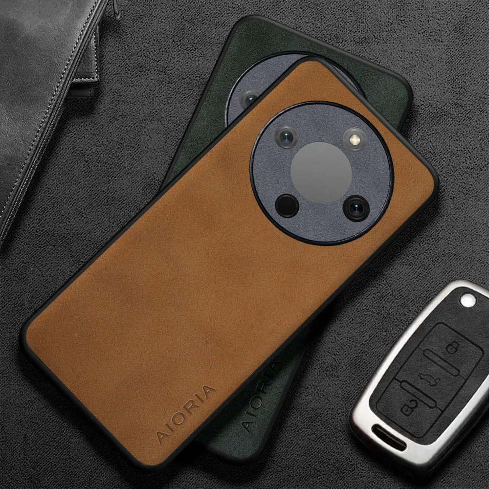 for Honor X9D Case Capa Business Style Premium PU Leather Retro Phone Cover coque funda