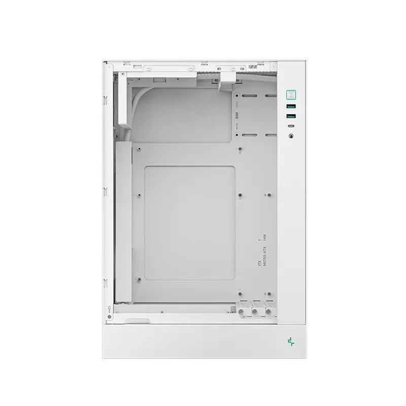 Chasis Vertical DEEPCOOL CH170 PLUS MATX compatible con refrigeración por agua 240, refrigeración por aire de 164mm, interfaz tipo C, chasis de ordenador blanco - imagen 5
