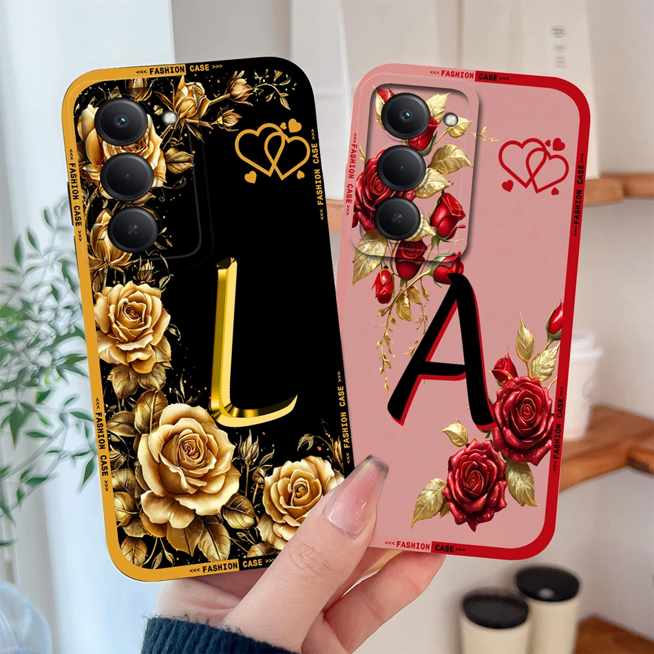 Para Redmi 15 4G 5G Funda de teléfono bonitas letras rosas Funda protectora ligera de alta calidad para Redmi15 carcasa suave antideslizante - imagen 2