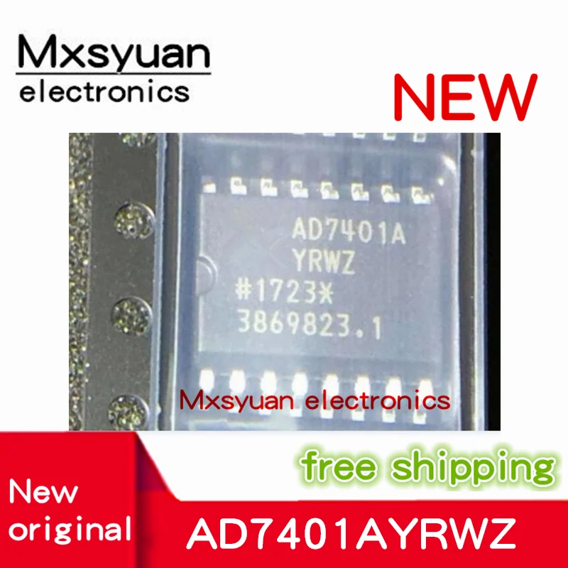 10 pcs/lot 100% nouveau AD7401AYRWZ AD7401AYRW AD7401A SOP-16 stock ponctuel