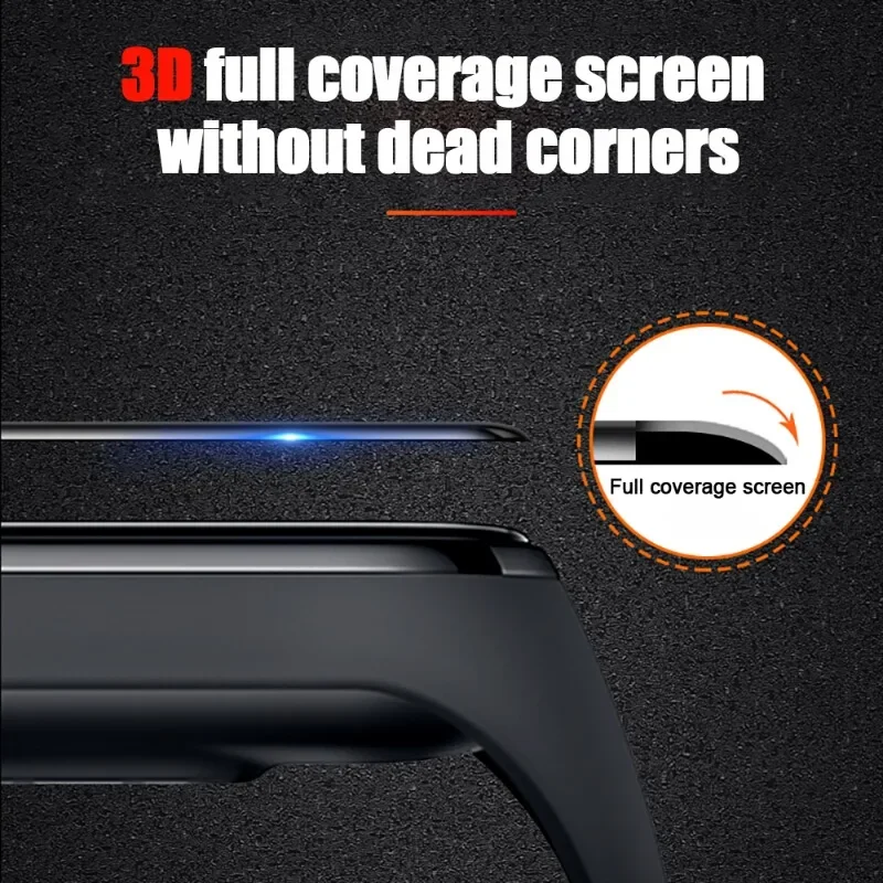 Paquete de 5-1 película protectora completamente suave con borde curvo para Xiaomi Watch Mi Color Sports Edition Protector de pantalla de reloj inteligente (no de vidrio) - imagen 3