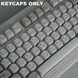 C90F Retro Minimalista Keycap PBT DyeSublimation MAProfile para teclados mecánicos