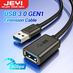 JEYI Cable de Extensión USB 3.0 Macho-Hembra – 5 Gbps