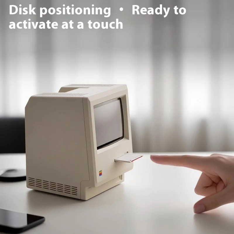 2025 nuevo reloj Retro despertador creatividad estudiante específico despertador artefacto nostálgico escritorio masculino maclock electrónico - imagen 3