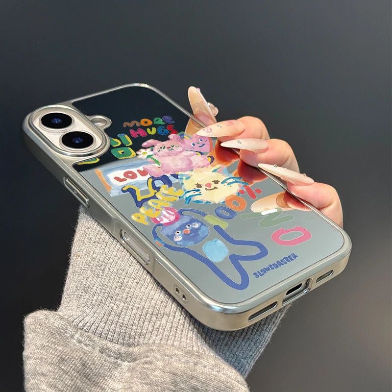 Funda de teléfono More Hug para iPhone11/12/13/14/15/16/17 Pro Max AIR PLUS, funda de teléfono epoxi TPU anticaída - imagen 4