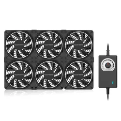 Ventilador TEUCER 120mm – 3000 RPM Alta Potencia Refrigeración