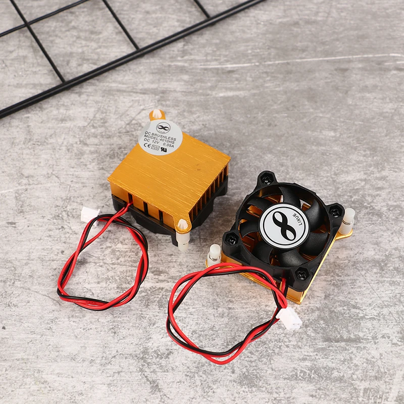 1 unidad de 5V, 12V, 60MM, paso de agujero, CPU, placa base, Chip, enfriador gráfico, ordenador portátil, ventilador silencioso, Base de aluminio, Mini ventilador de refrigeración - imagen 4