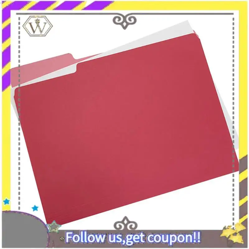 Nuevo Carpeta de una sola página de cinco colores de Color Manila, carpeta de almacenamiento de papel, carpeta de una sola pieza, clasificación de datos de oficina - imagen 3