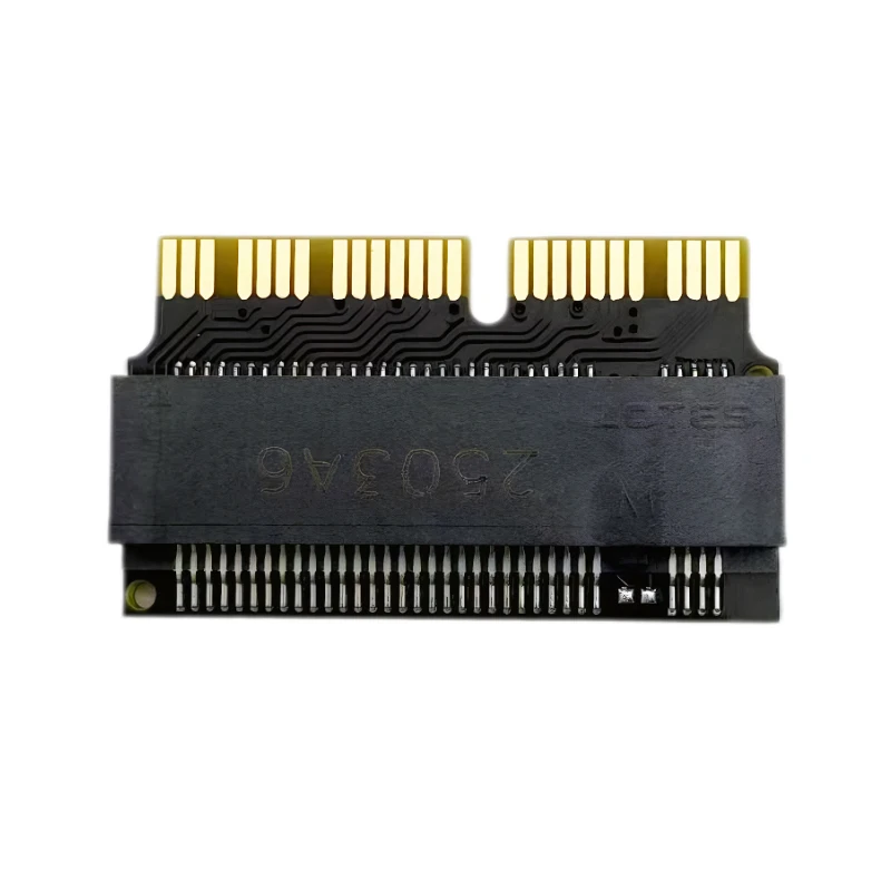 10 Uds para ordenador portátil Macbook Air Pro 2013 2014 2015 A1465 A1466 A1502 A1398 PCIEX4 M2 para NVMe PCIe M.2 para NGFF a tarjeta adaptadora SSD - imagen 5