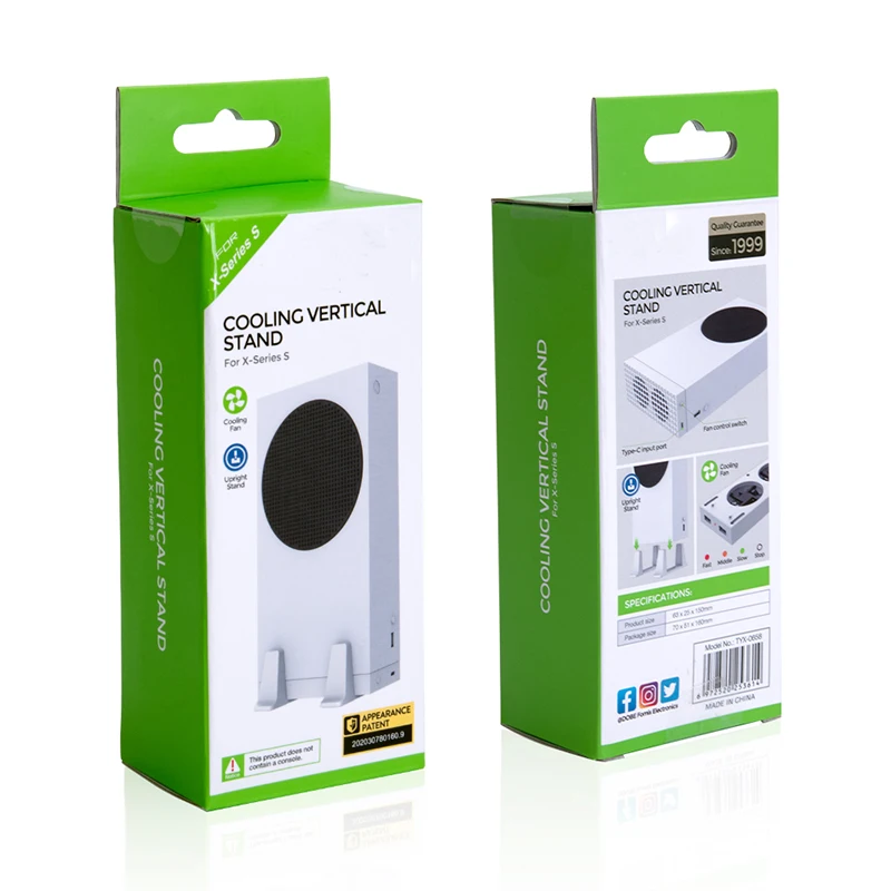 TYX-0658 para consola Xbox Series S, sistema de ventilador Vertical de doble enfriador, 2 concentradores USB, soporte de refrigeración de carga - imagen 2