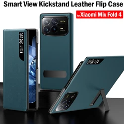 Xiaomi Mix Fold 4 Funda Cuero – Tapa Visión Inteligente y Soporte