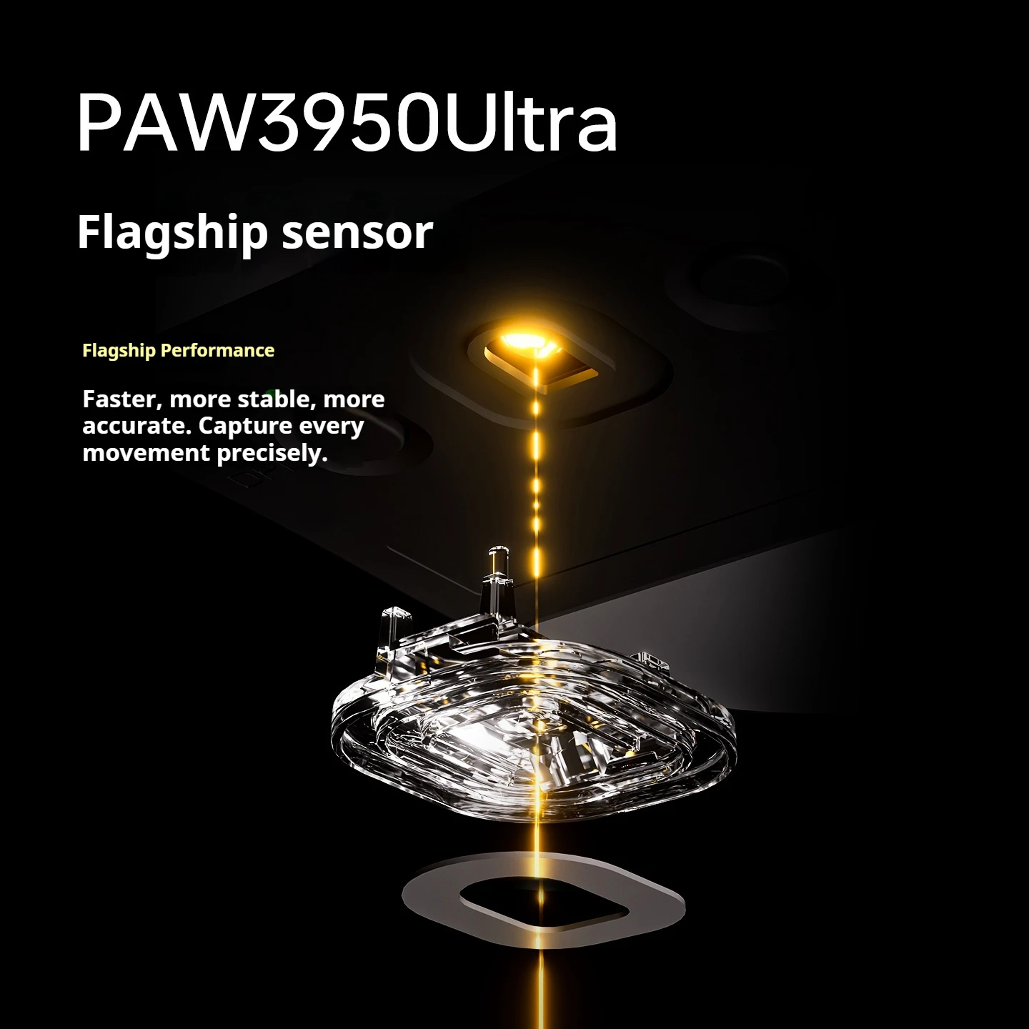 Nuevo ratón para juegos Atk A9 Ultimate, ratón inalámbrico trimododo A9 Ultra Max Paw3950, ratón ligero de baja latencia 53g Hub3.0 - imagen 3