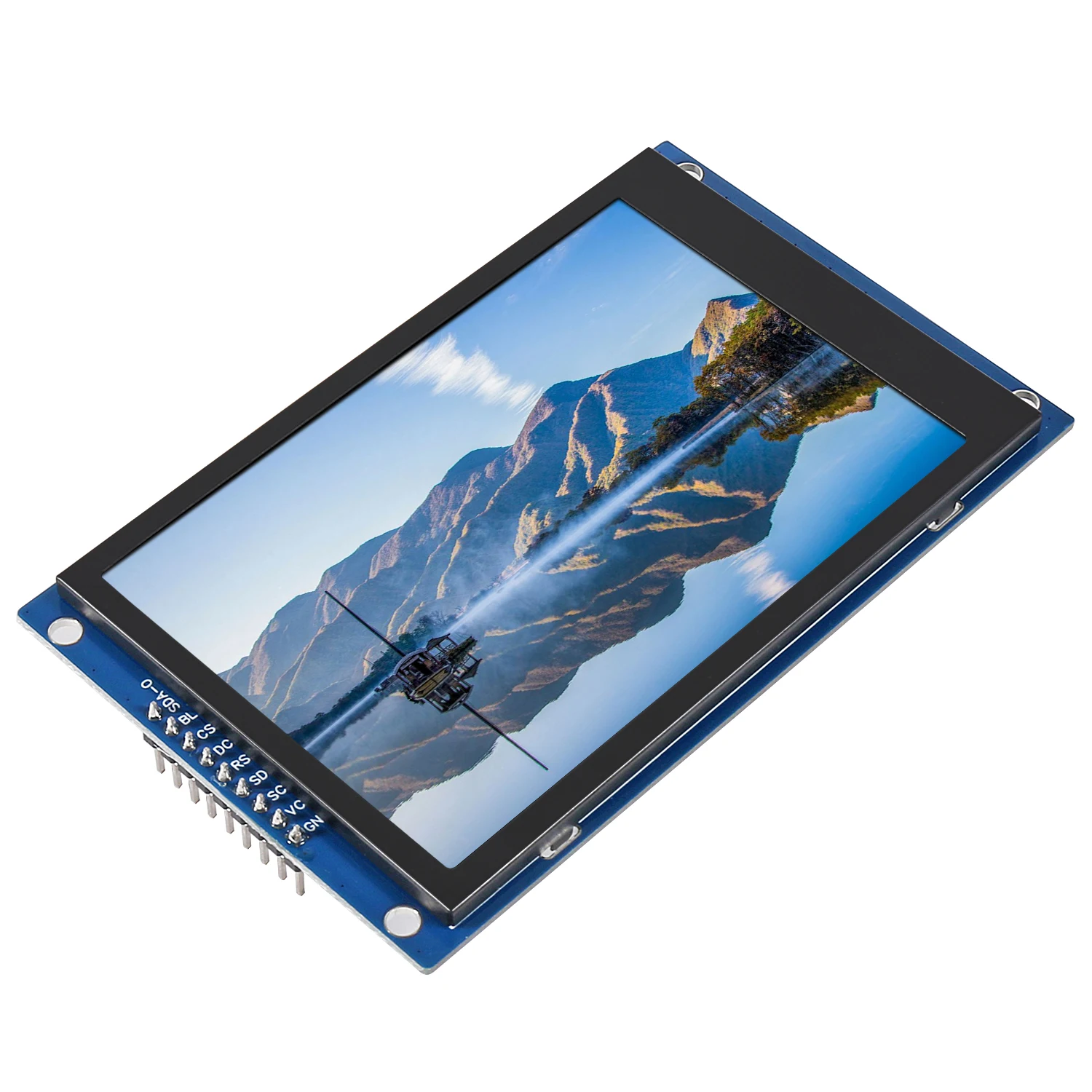 Módulo de pantalla LCD TFT de 3,5 pulgadas ILI - Pantalla táctil resistiva 9486 5V/3,3V 480x320 Interfaz paralela de 8 bits con ranura para tarjeta SD - imagen 2