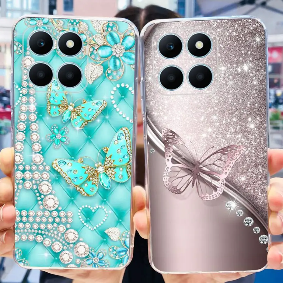 Funda de silicona blanda para Honor X6a WDY-LX1 2023, carcasa trasera de TPU transparente pintada bonita para Honor X6a X 6A 4G - imagen 5