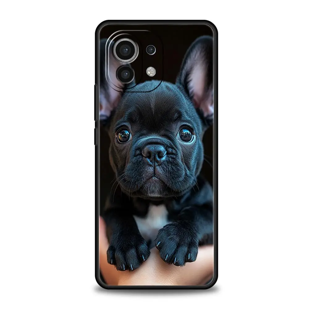 Funda de teléfono para mascotas, Bulldog Francés, para Xiaomi Mi 17 15T 15 14 14T 13T 12T Pro 12 13 Lite 5G 11T Poco X6 X7 X5 Pro, funda suave - imagen 3
