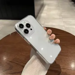 Funda transparente iPhone TPU ultradelgada antirayaduras