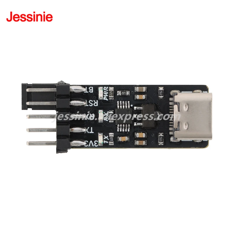 5 uds/1 unidad CH340X STM32/ESP32/ESP8266 programa automático descargar módulo quemador MCU USB a puerto serie TTL GD32/APM32/CKS32/AT32 - imagen 4