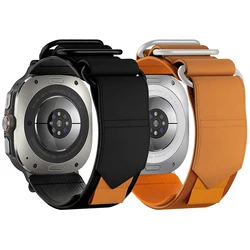 Correa ajustable Samsung Galaxy Watch Ultra de cuero y nailon