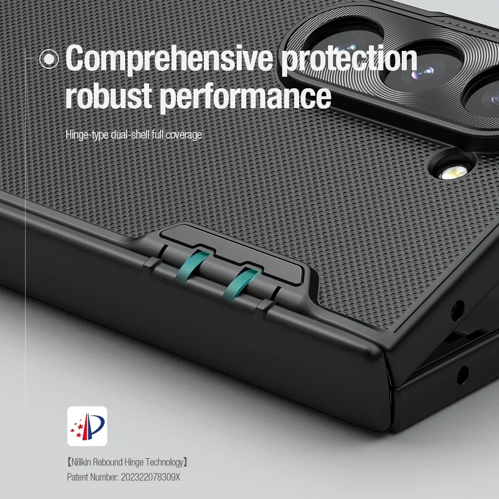Nillkin para Samsung Galaxy Z Fold 6 5G funda 360 Frosted Pro a prueba de golpes mate contraportada Zfold6 - imagen 3