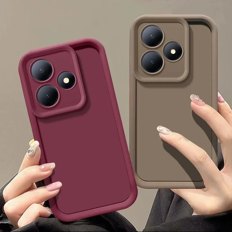 Para Xiaomi Poco F6 funda POCO F 6 funda de teléfono Redmi Turbo 3 funda 24069PC21G funda trasera de silicona suave TPU funda de parachoques pocof6 - imagen 2