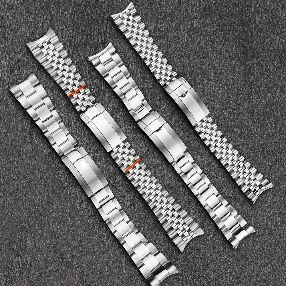 Correas de reloj para Relox SUB DAYTONA NH35 NH36 para hombre, correa de reloj con cierre de bloqueo deslizante, pulsera de reloj sólida de acero inoxidable 904L de 20mm y 21mm