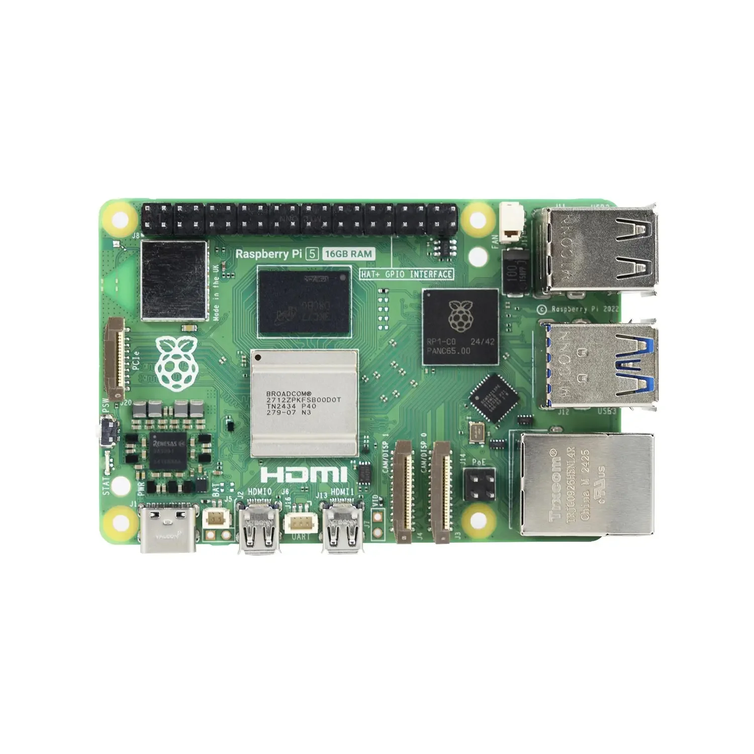 Nuevo Original Raspberry Pi 5 16G RAM Placa de desarrollo Kit programable procesador de Cortex-A76 nueva computadora Raspberry Pi - imagen 2