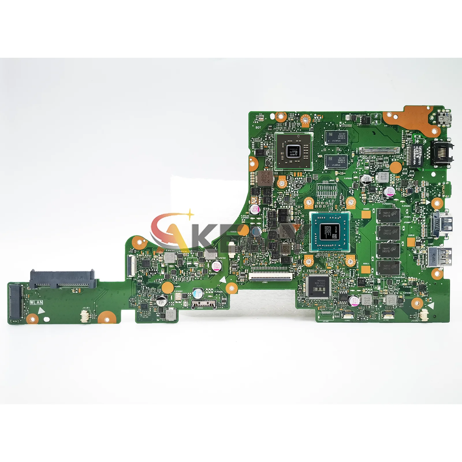 Placa base para ordenador portátil E402BP para ASUS EeeBook X402BA L402BP L402BA X402BP E402BP E402B placa base con CPU A6 A8 A9 pruebas OK envío rápido - imagen 3