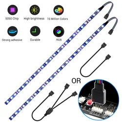 Tira LED RGB para header de placa base con conector