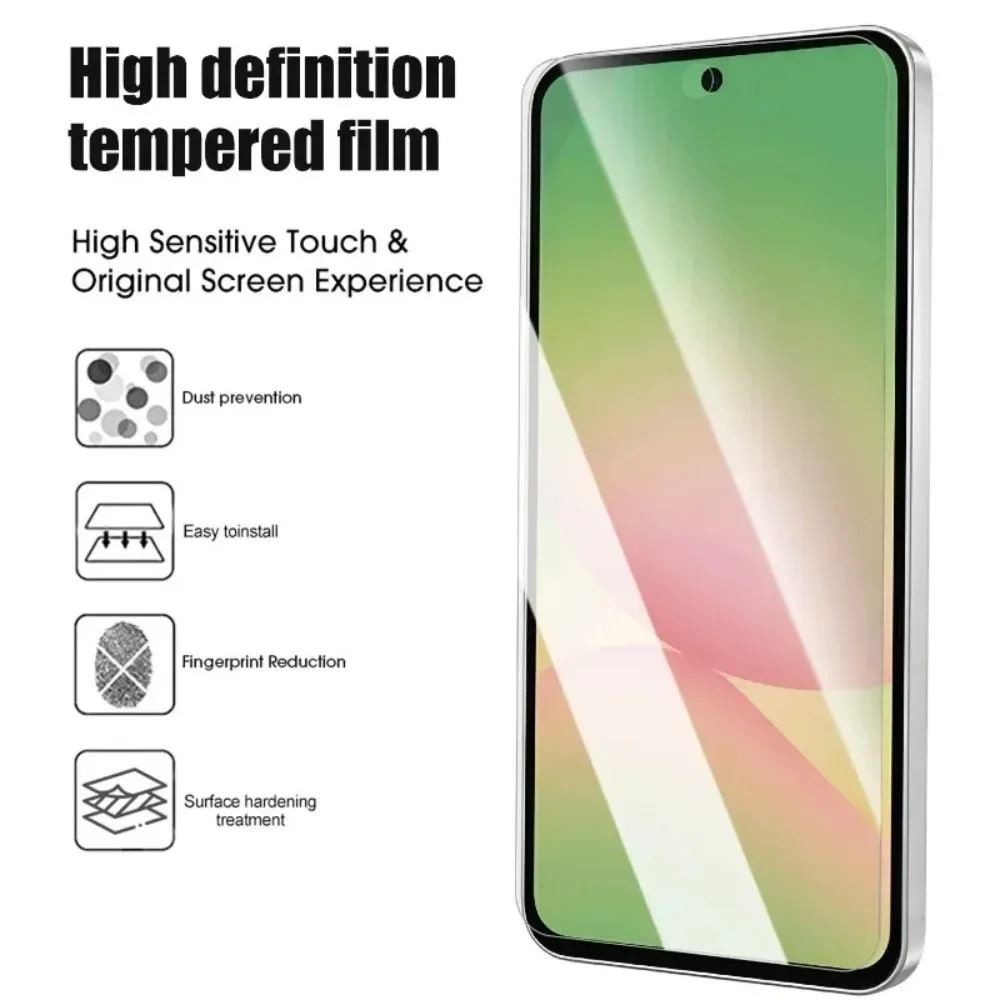 Vidrio templado 6 en 1 para Samsung Galaxy A26 A36 A56 5G Protector de pantalla lente de cámara película protectora de vidrio para Galaxy A26/A36/A56 - imagen 3