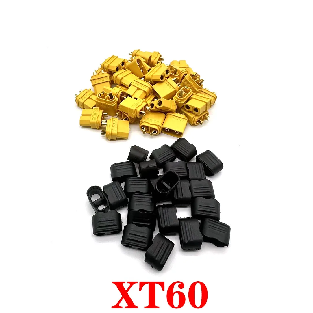 Conector de piezas de 100 XT60H-F con carcasa, enchufe hembra/macho XT60 para batería Lipo RC, coches, drones, avión, fpv - imagen 2