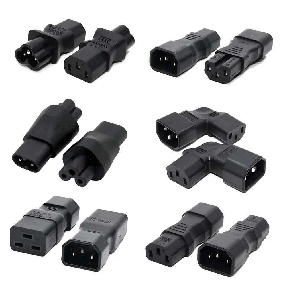 Universal IEC320 C13 C14 Om C5 C6 C7 C8 C19 C20 C21 convertir conector Ups Pdu Man-vrouw UE EE. UU. enchufe adaptador