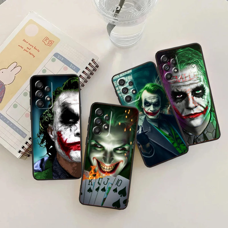 T-The J-Jokers Art Fashion para Samsung Note 20 10 Ultra Plus A31 A14 A12 A70 A34 A25 A04 A05 A15 A24 5G funda trasera negra para teléfono