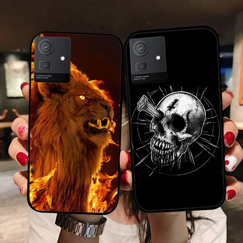 Para Cubot Note 50 funda animales Lobo Cool TPU funda de silicona suave fundas de teléfono para Cubot Note50 Shell Fundas protectoras a prueba de golpes - imagen 2