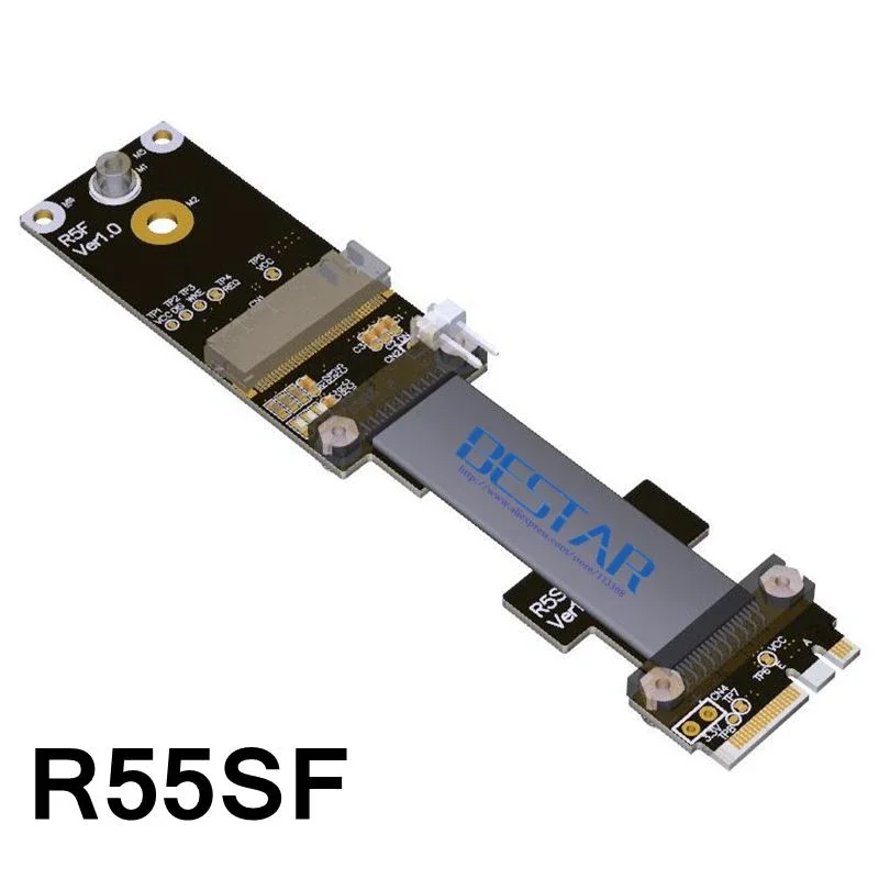 Riser M.2 WIFI A.E Key A + E 2230 a M.2 NVMe NGFF Riser adaptador de extensión tarjeta Cable de cinta para M2 Wi-fi Bluetooth 3G 4G tarjeta - imagen 2