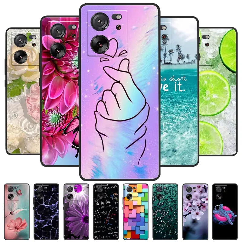 Para Xiaomi 13T Pro Funda de mármol Funda de teléfono de silicona suave a prueba de golpes TPU Funda para Xiaomi 13T 5G Capa protección de impresión bonita