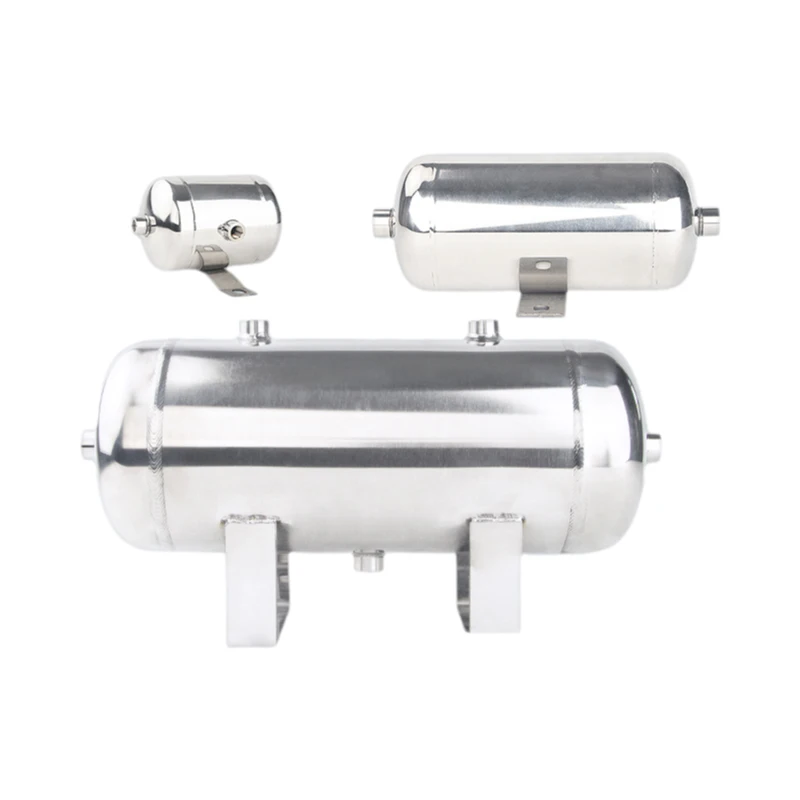 Pequeño tanque de almacenamiento de gas de acero inoxidable 304, tanque de gas de vacío, botella de bomba de inflado, tanque amortiguador de vacío de alta presión de 0,1l ~ 100l - imagen 3