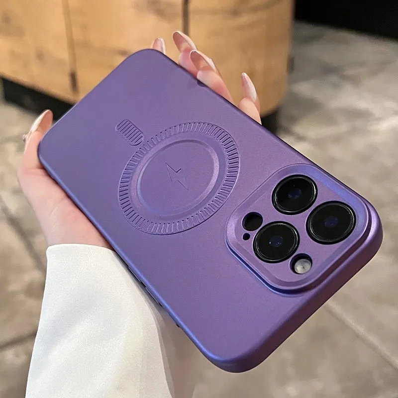 Funda de teléfono mate magnética de silicona suave para Magsafe iPhone 13 12 Mini Pro Max 13Pro 12Pro Max cubierta protectora completa - imagen 2