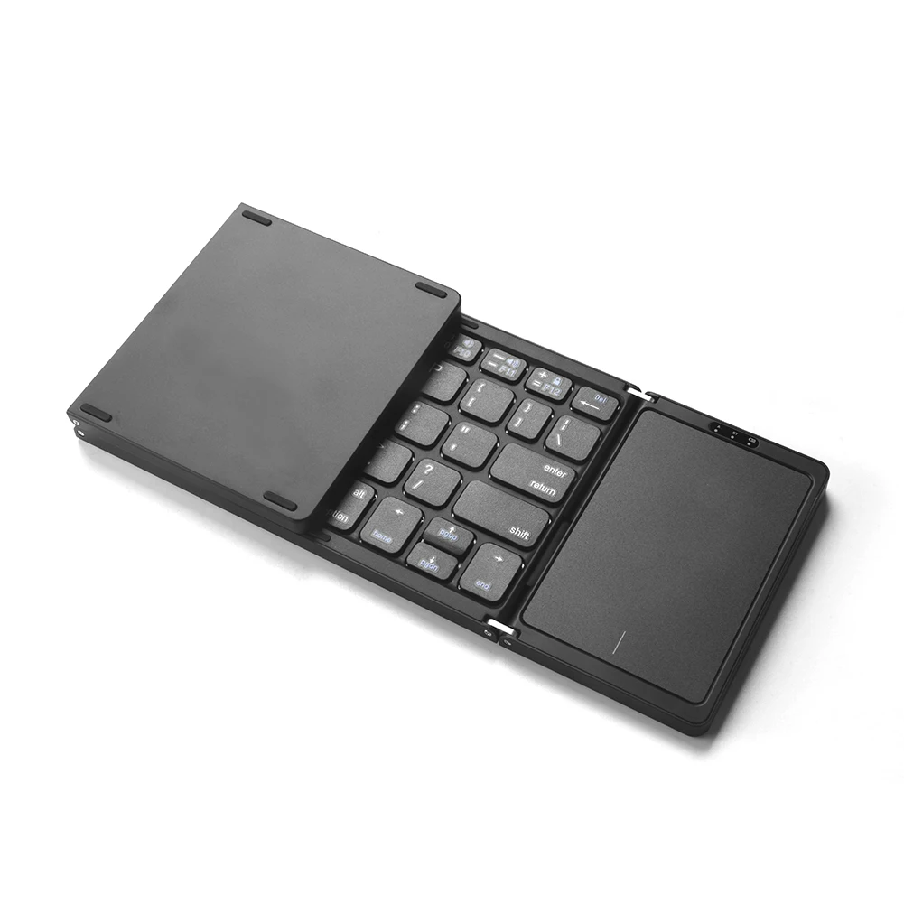 Teclado plegable inalámbrico Compatible con Bluetooth, teclado táctil de 64 Teclas tipo C para ordenador portátil, Windows, Android, tableta y teléfono - imagen 5