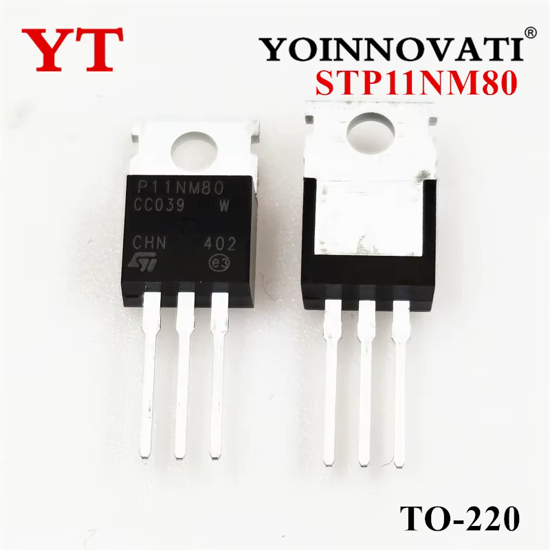 10-100 pièces STP11NM80 P11NM80