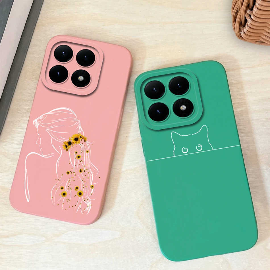 Para Xiaomi 15T Pro Funda de teléfono para Xiaomi 17 Pro Max corazón silicona líquida protección completa Funda trasera suave para Xiaomi 15 T Funda - imagen 3